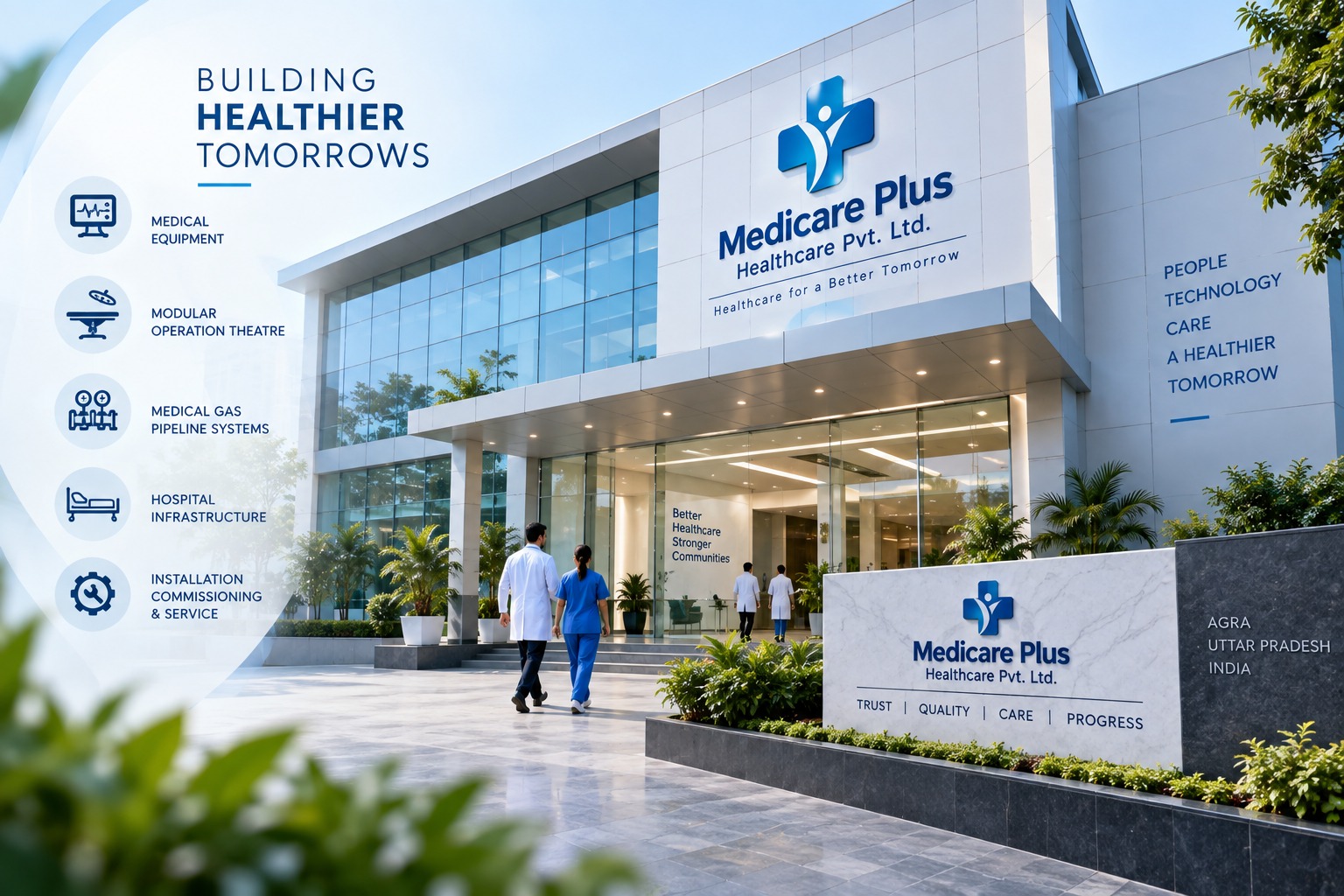 Medicare Plus Healthcare medical equipment and hospital infrastructure solution