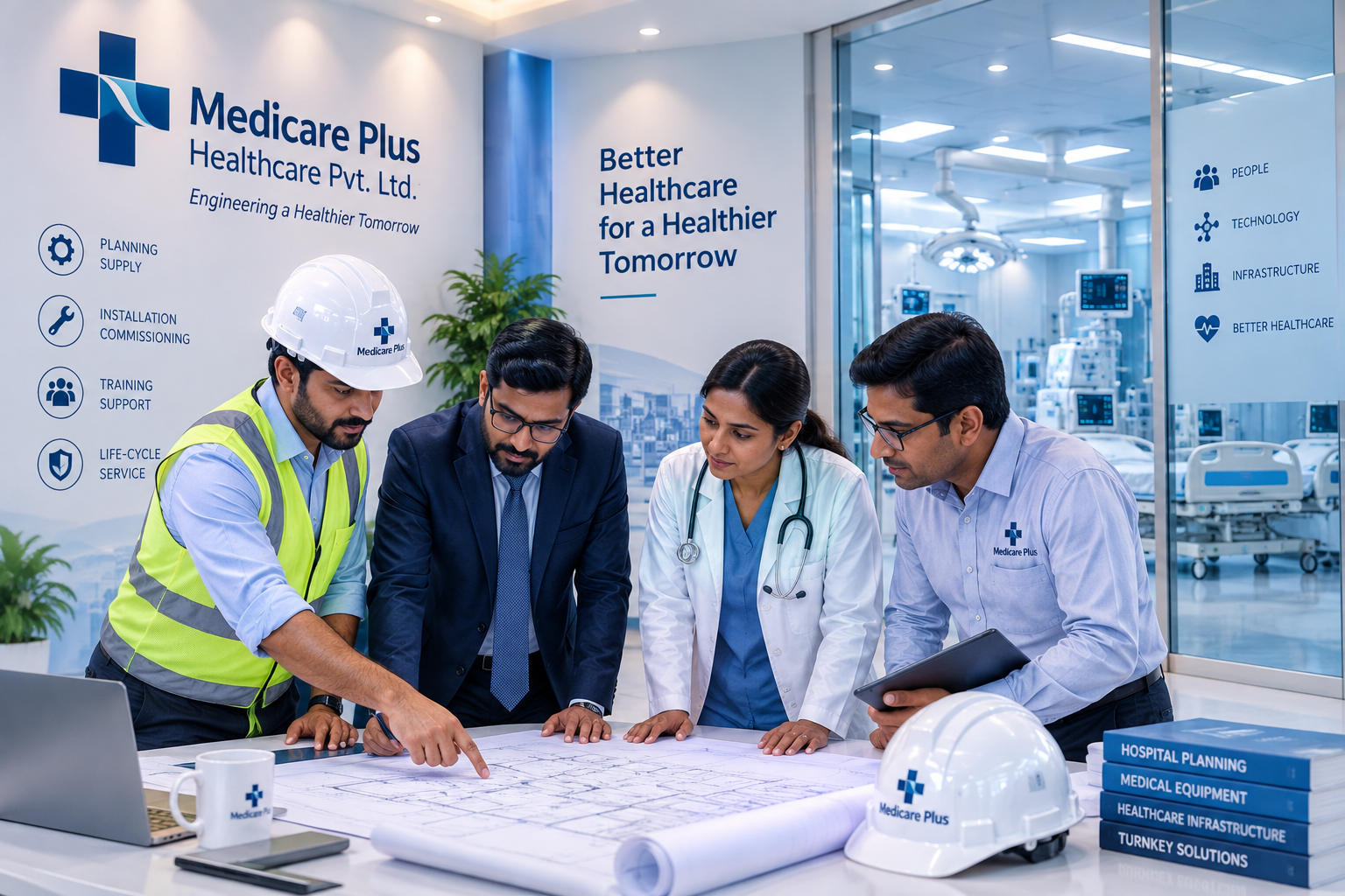 Medicare Plus Healthcare medical equipment and hospital infrastructure