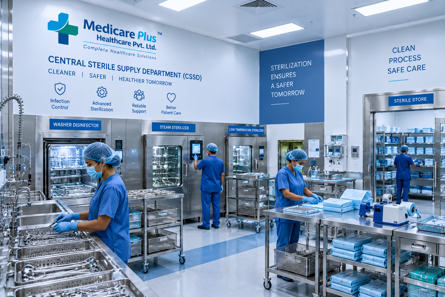 CSSD sterilization hospital infrastructure solution