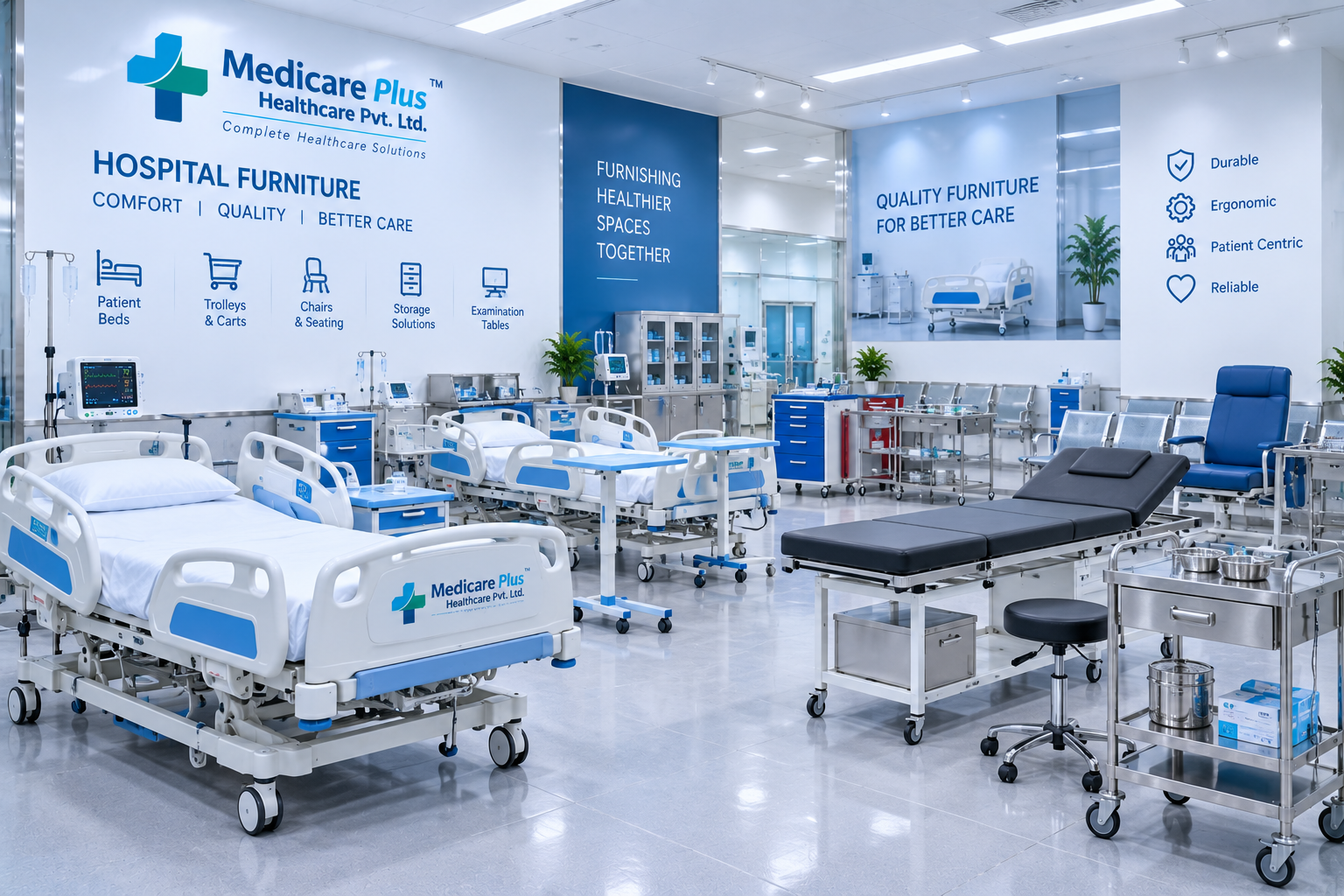 Hospital furniture and healthcare infrastructure