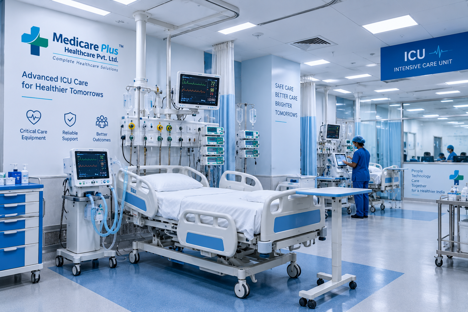 ICU and critical care hospital infrastructure
