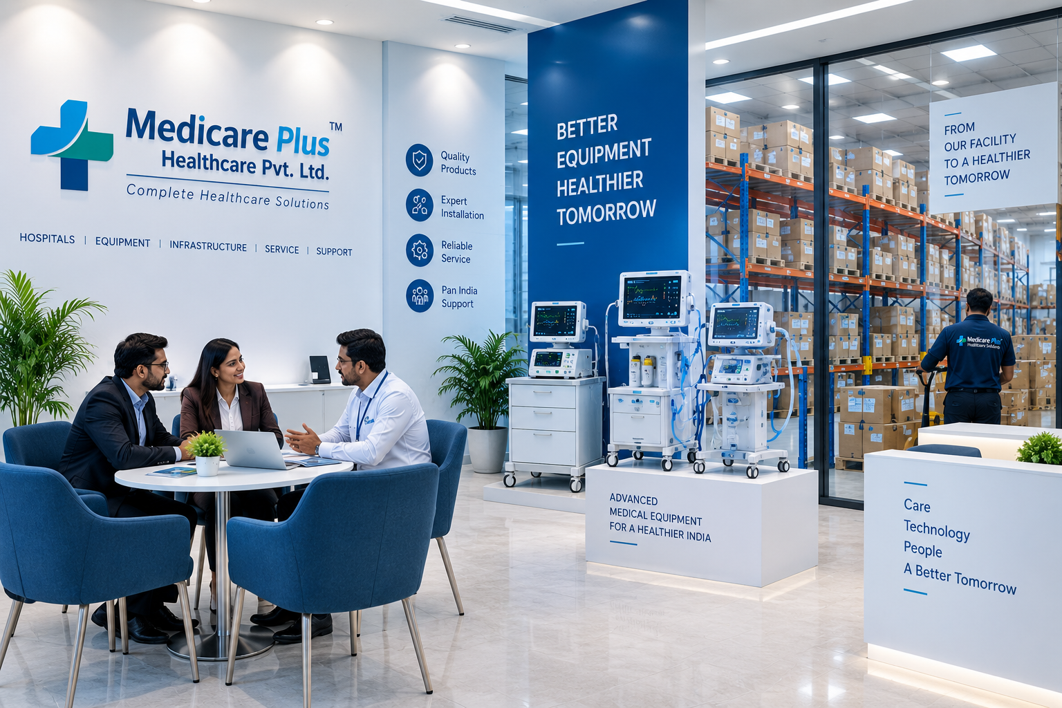 Medicare Plus Healthcare infrastructure and medical equipment facilities