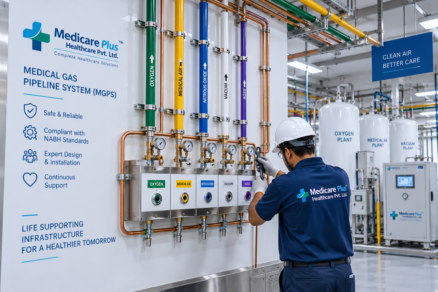 Medical Gas Pipeline System hospital solution