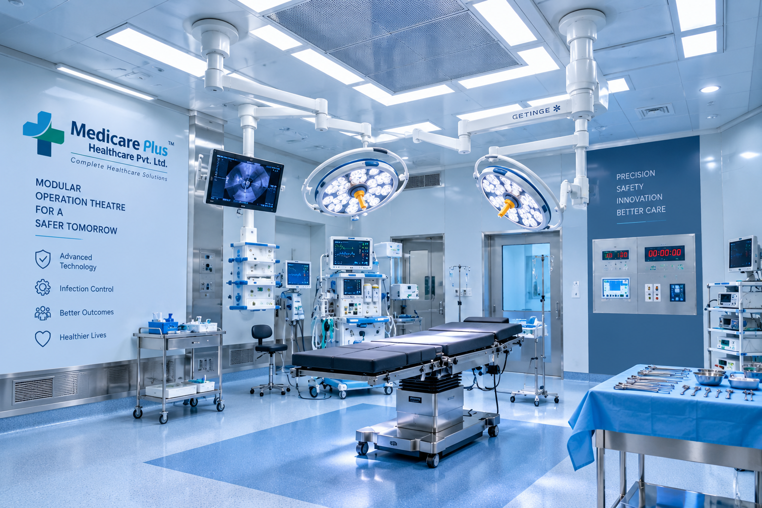 Modular Operation Theatre hospital infrastructure solution