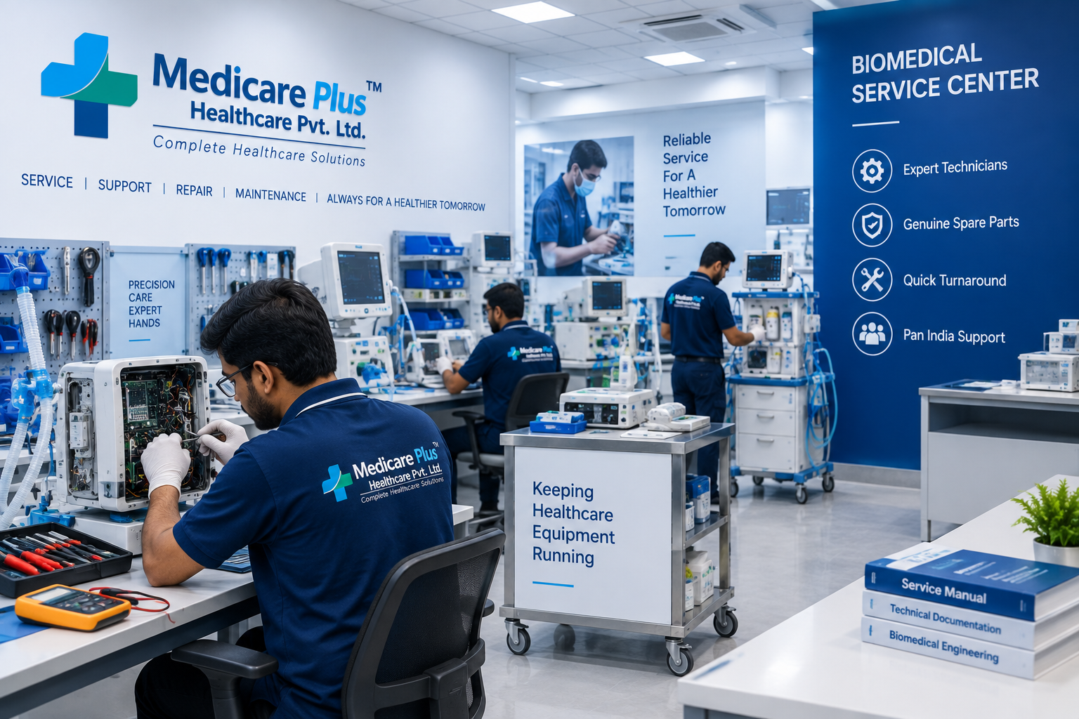 Biomedical medical equipment service center