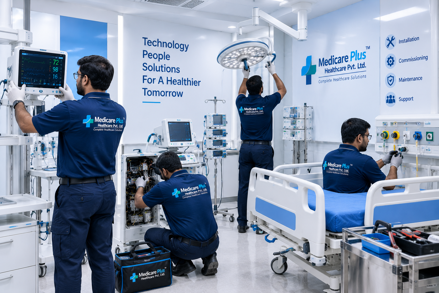 Biomedical engineers and technical healthcare equipment support