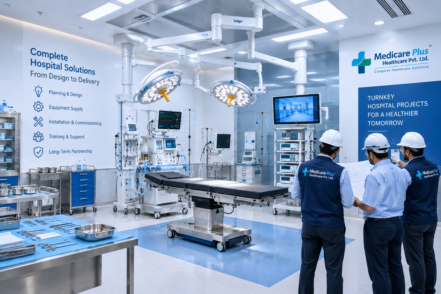 Complete turnkey hospital project solution