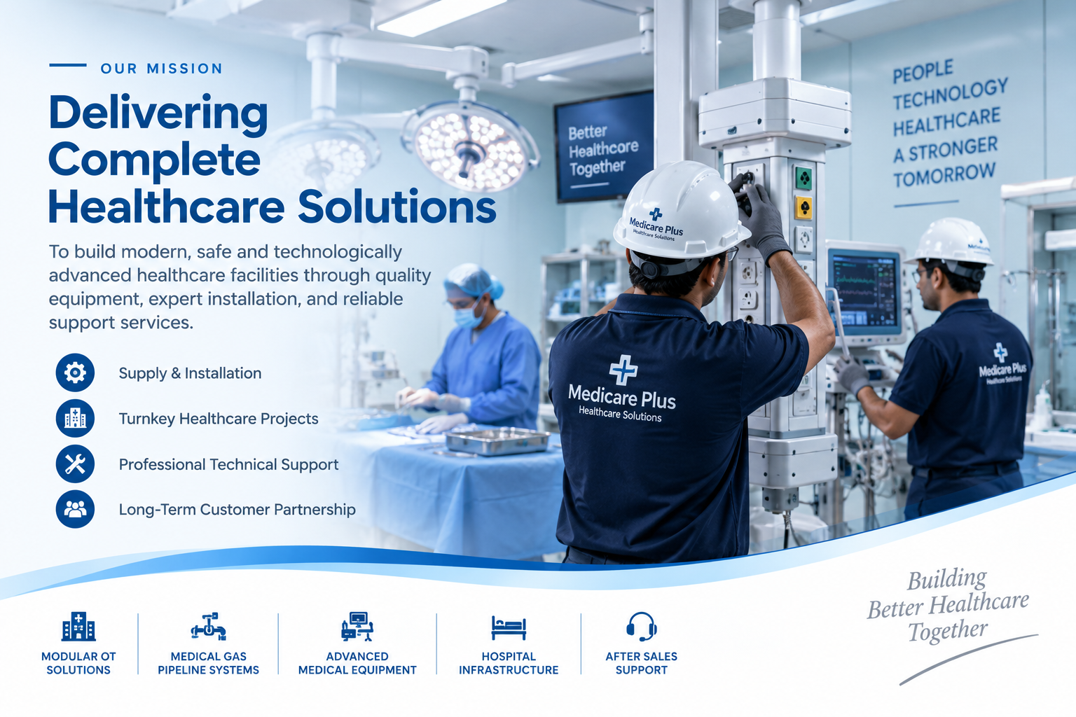 Medicare Plus Healthcare mission for complete hospital and healthcare solutions